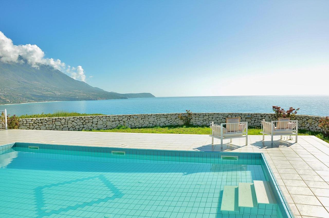 Seafront Villa Kefaloniaprivatevillas ตราเปซากิ ภายนอก รูปภาพ